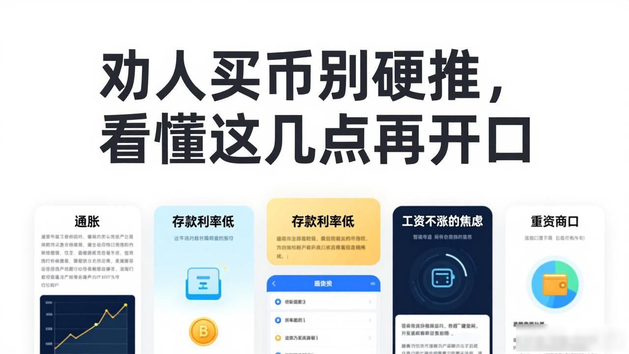 劝人买币别硬推，看懂这几点再开口