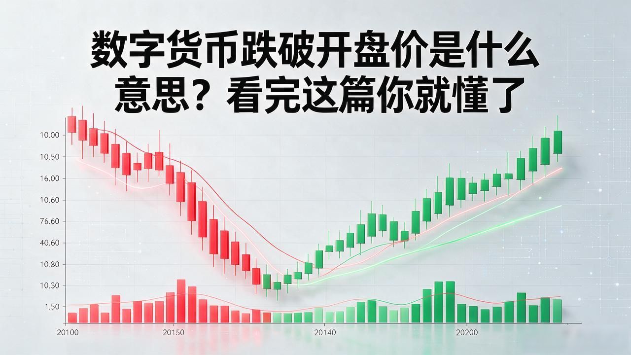 数字货币跌破开盘价是什么意思？看完这篇你就懂了