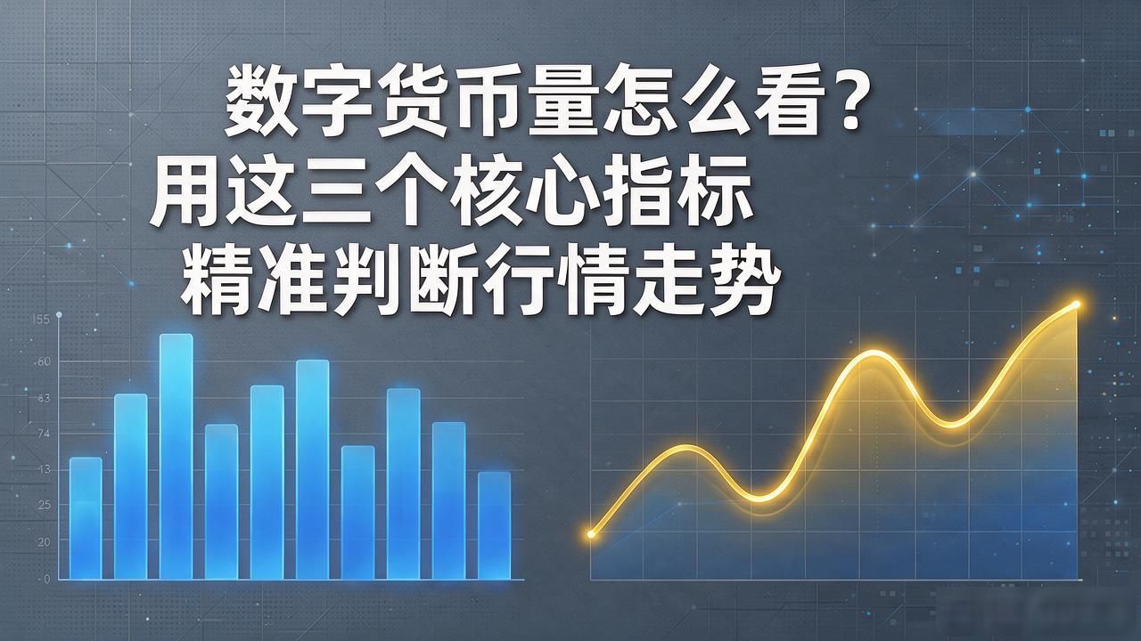 数字货币量怎么看？用这三个核心指标精准判断行情走势