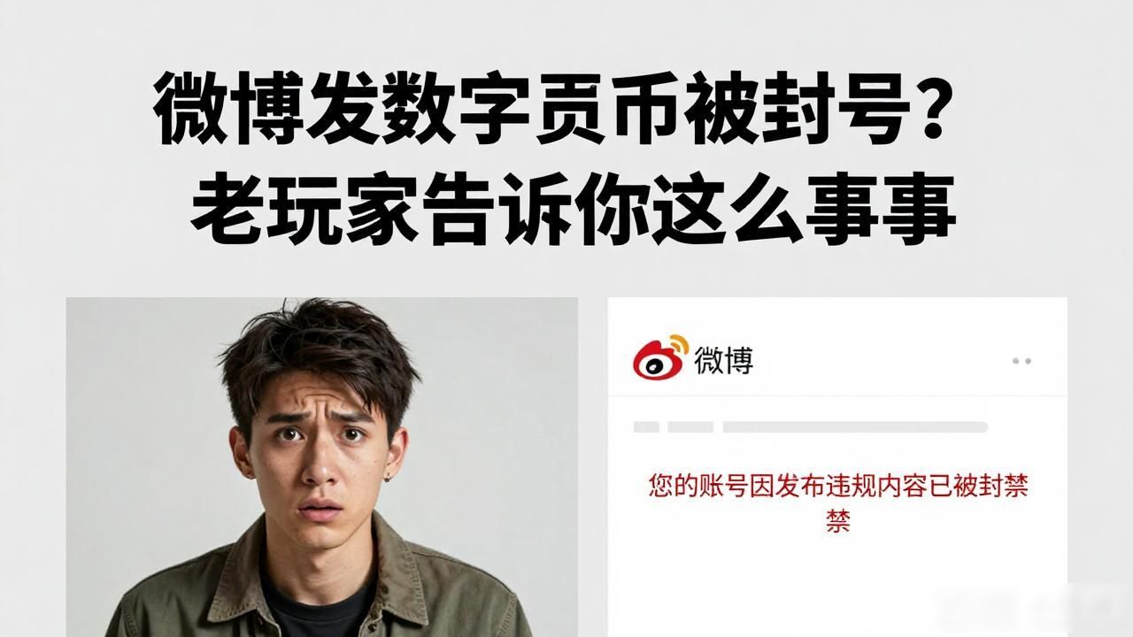 微博发数字货币被封号？老玩家告诉你怎么回事