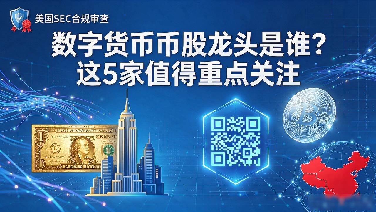 数字货币币股龙头是谁？这5家值得重点关注