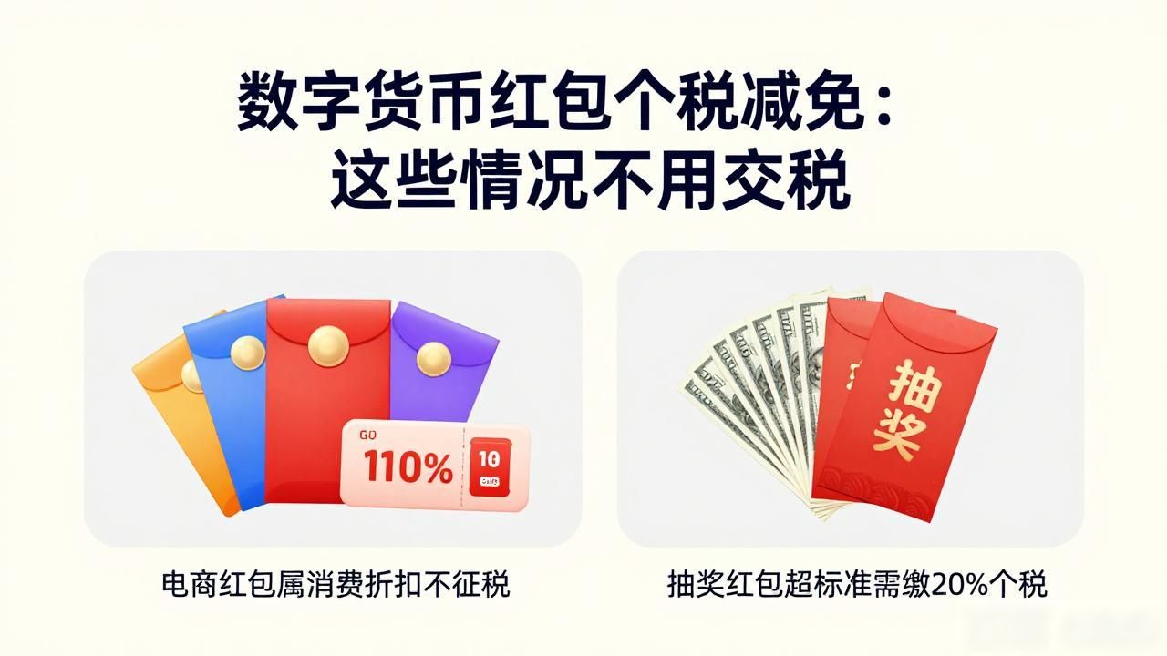 数字货币红包个税减免：这些情况不用交税