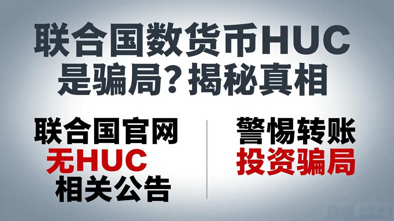 联合国数字货币HUC是骗局？揭秘真相
