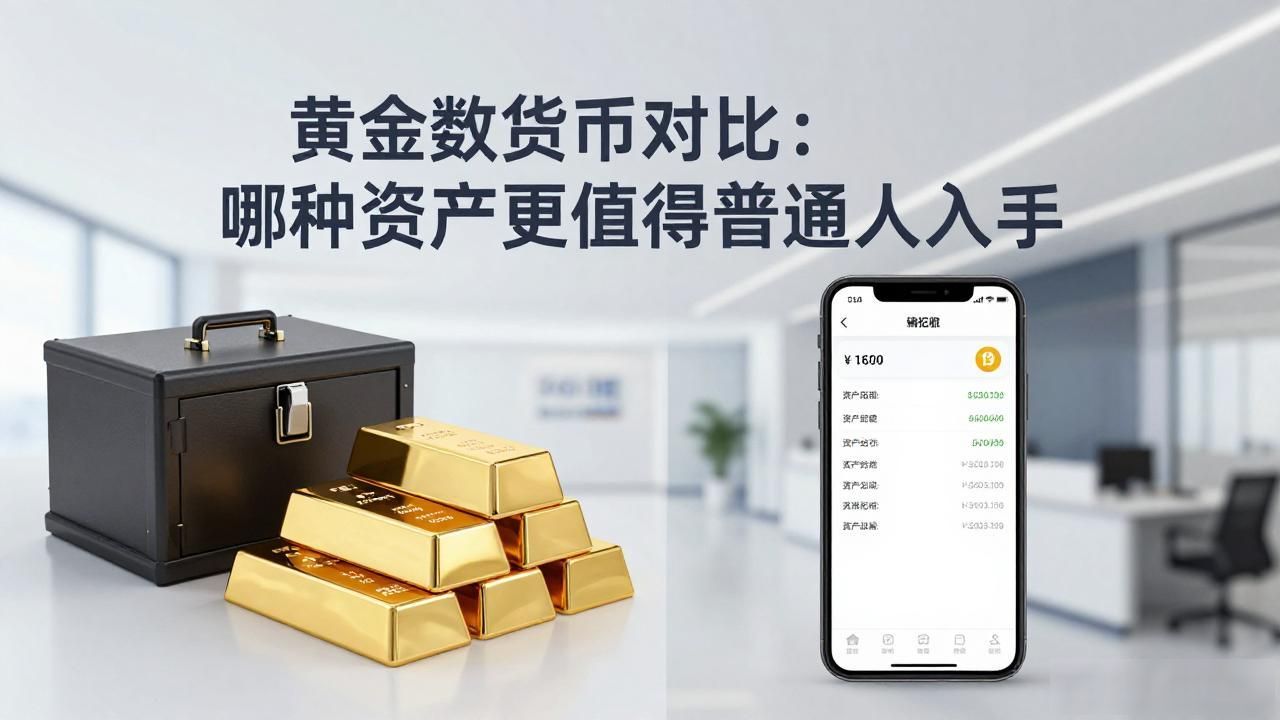 黄金数字货币对比：哪种资产更值得普通人入手