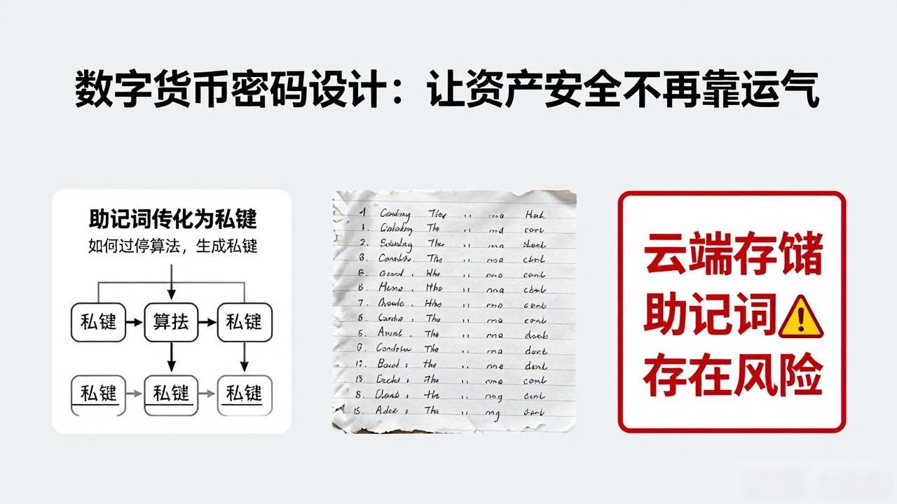 数字货币密码设计：让资产安全不再靠运气