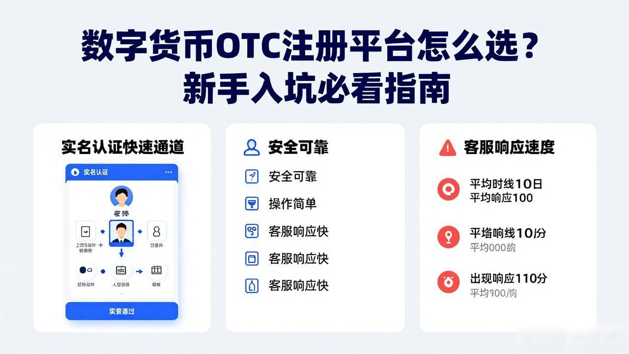 数字货币OTC注册平台怎么选？新手入坑必看指南