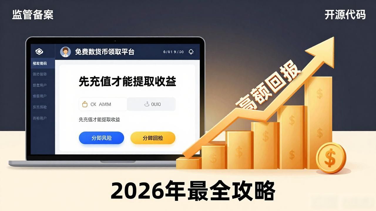 免费数字货币领取平台安全吗？2026年最全攻略