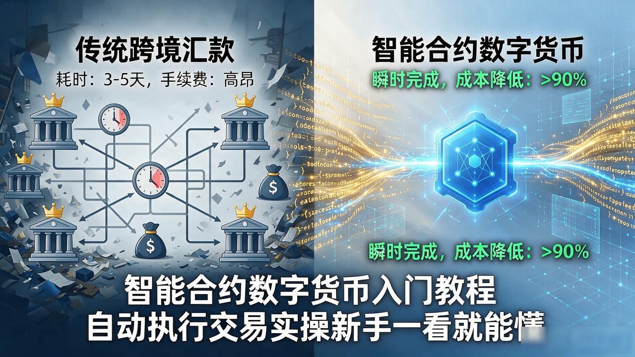 智能合约数字货币入门教程 自动执行交易实操新手一看就能懂