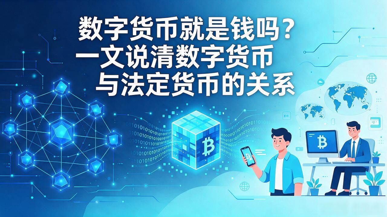 数字货币就是钱吗？一文说清数字货币与法定货币的关系