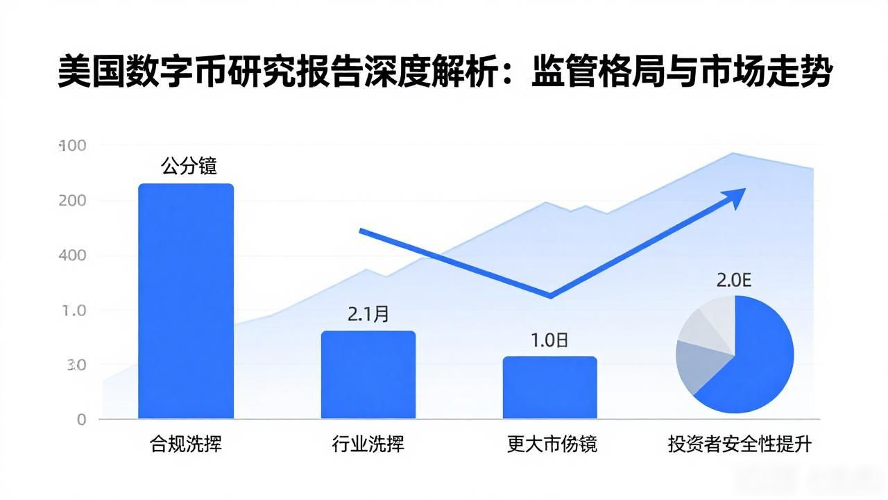 美国数字货币研究报告深度解析：监管格局与市场走势