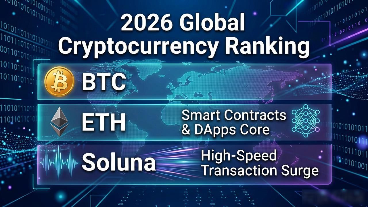 全世界前十名数字货币排名，2026年最新一览