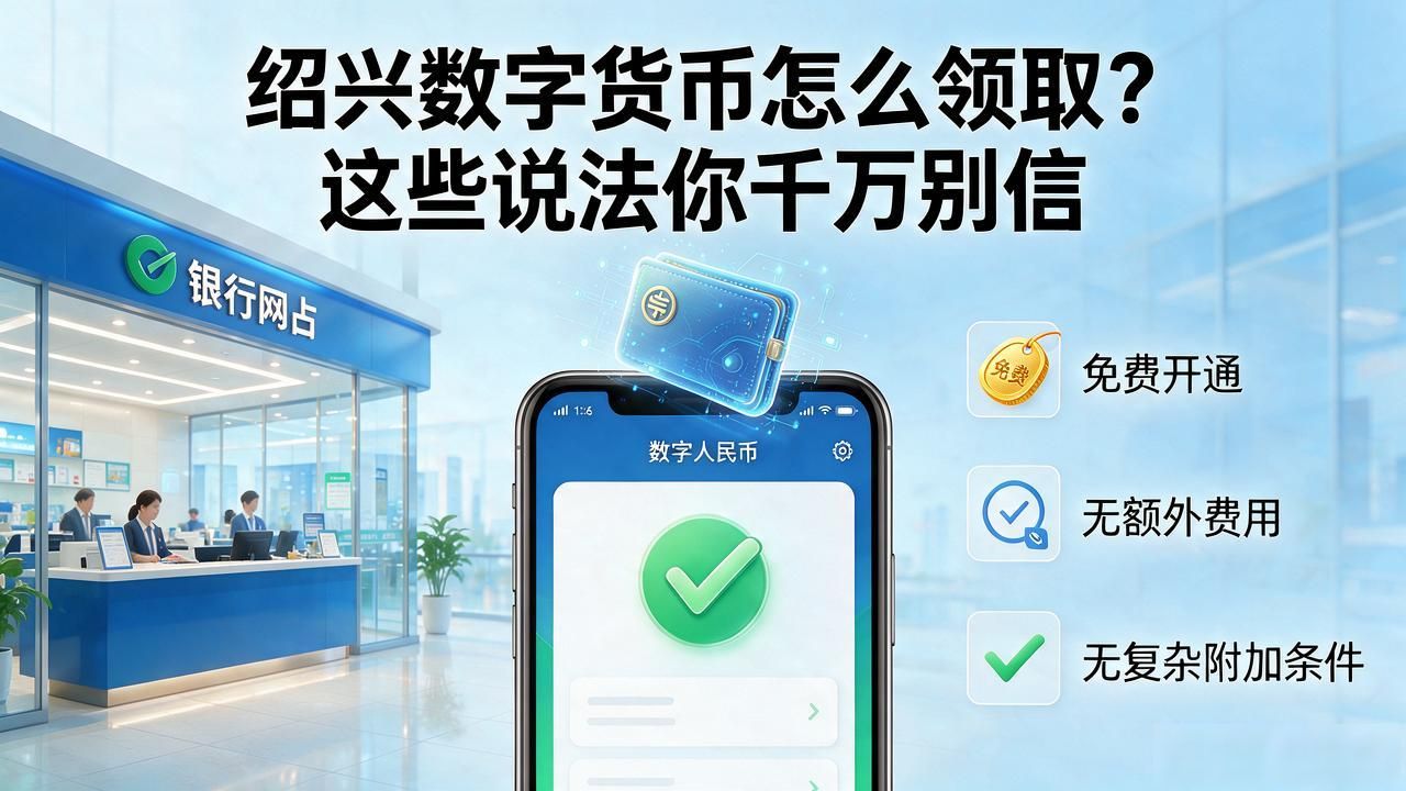 绍兴数字货币怎么领取？这些说法你千万别信
