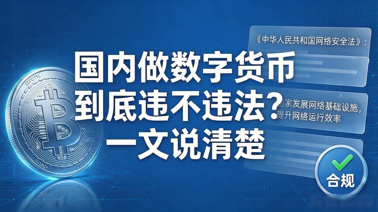 国内做数字货币到底违不违法？一文说清楚