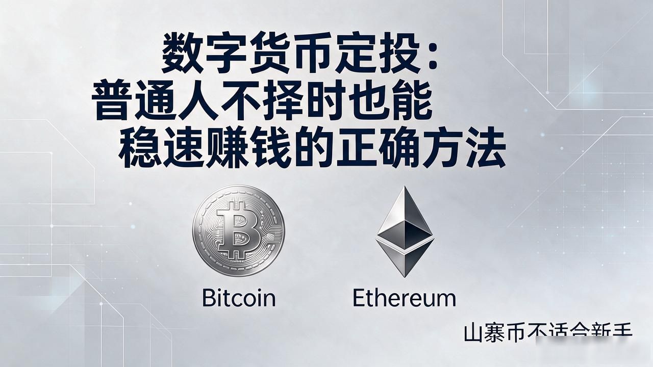 数字货币定投：普通人不择时也能稳步赚钱的正确方法