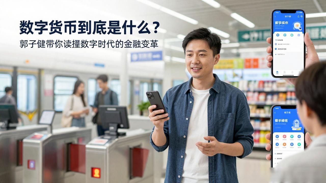 数字货币到底是什么？郭子健带你读懂数字时代的金融变革