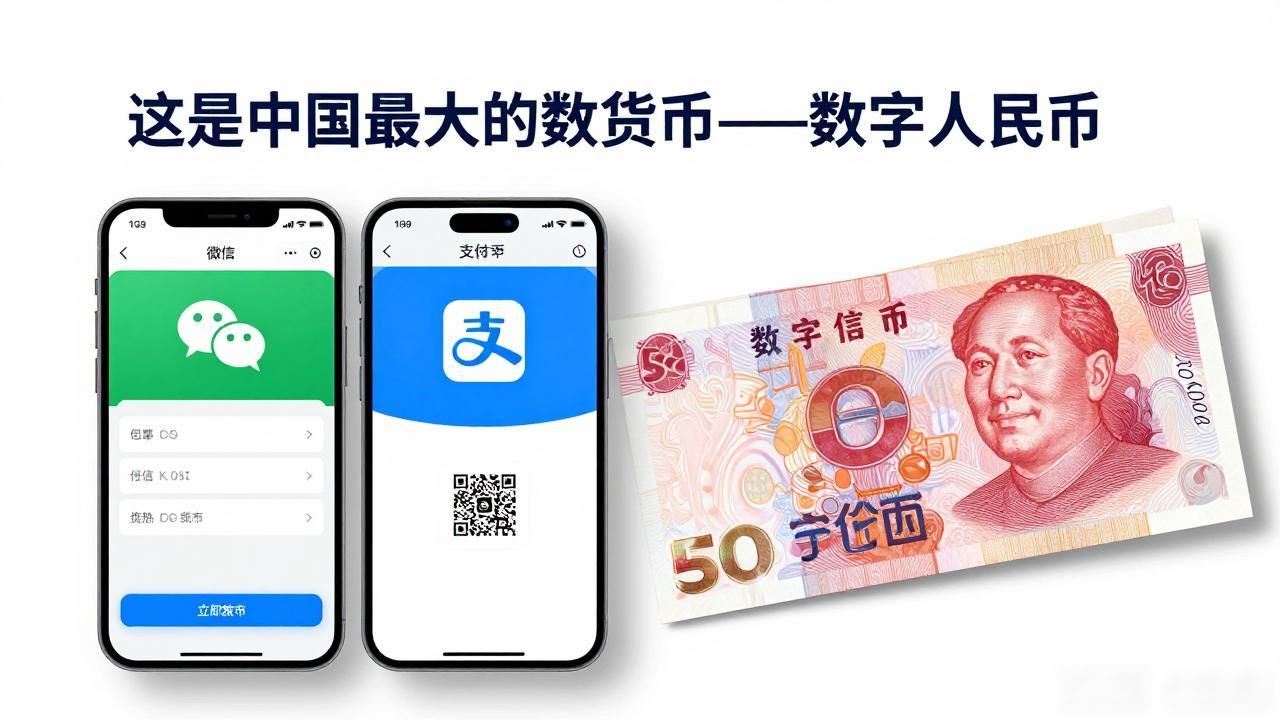 这是中国最大的数字货币——数字人民币