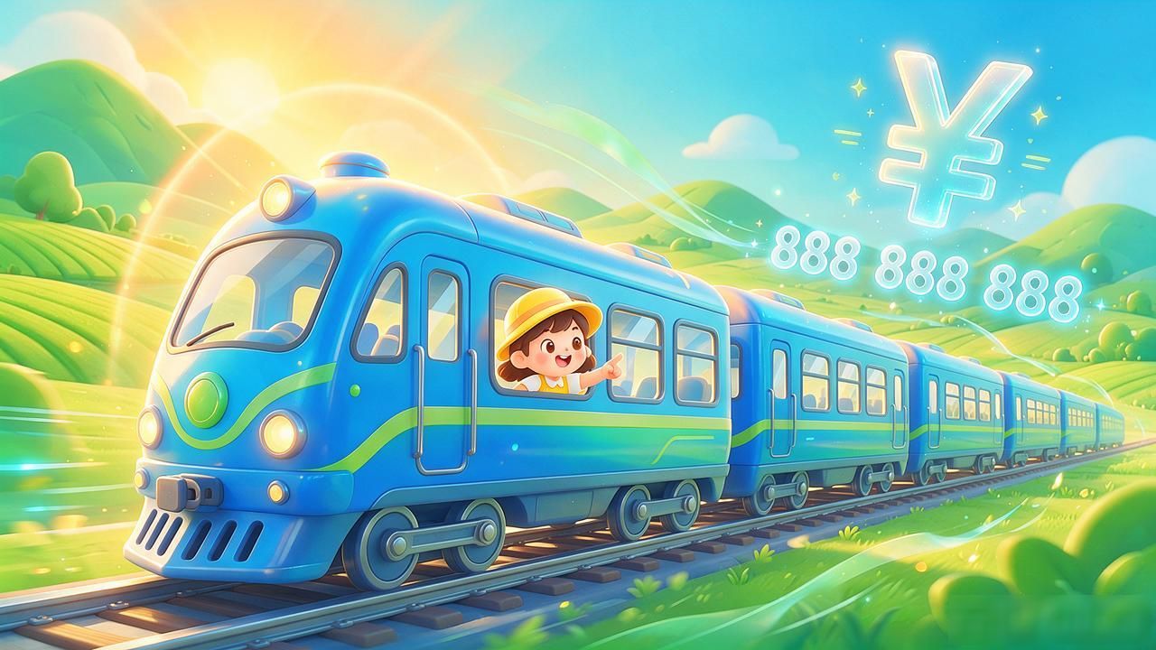 铁路数字货币来了！卡通插画带你轻松看懂智能出行新方式