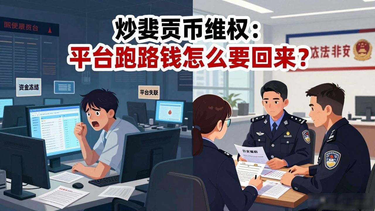 炒数字货币维权：平台跑路钱怎么要回来？