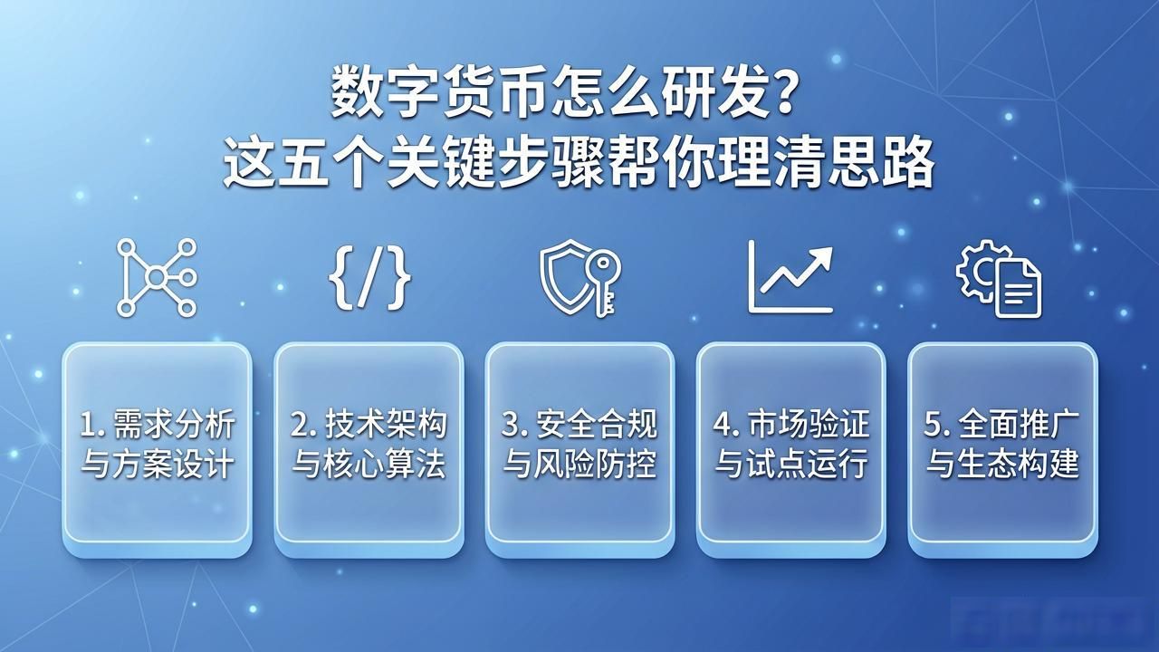 数字货币怎么研发？这五个关键步骤帮你理清思路