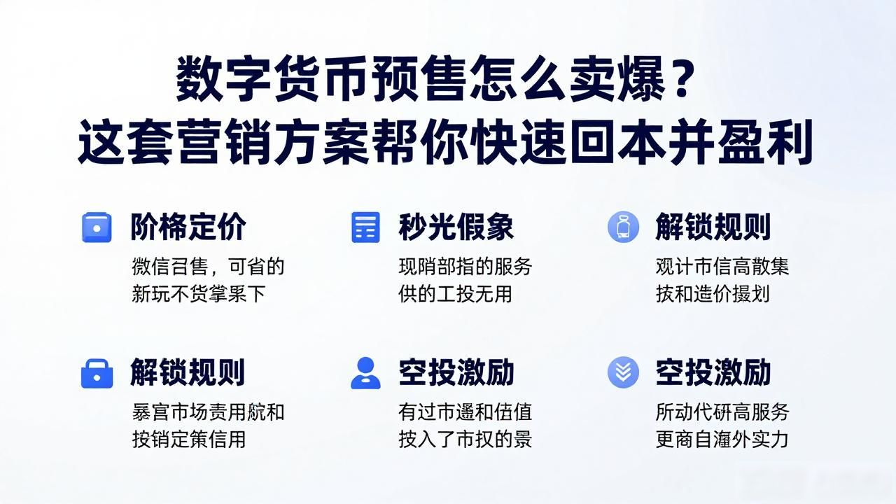 数字货币预售营销方案_数字货币预售冷启动流量_精准锁定早期投机者策略