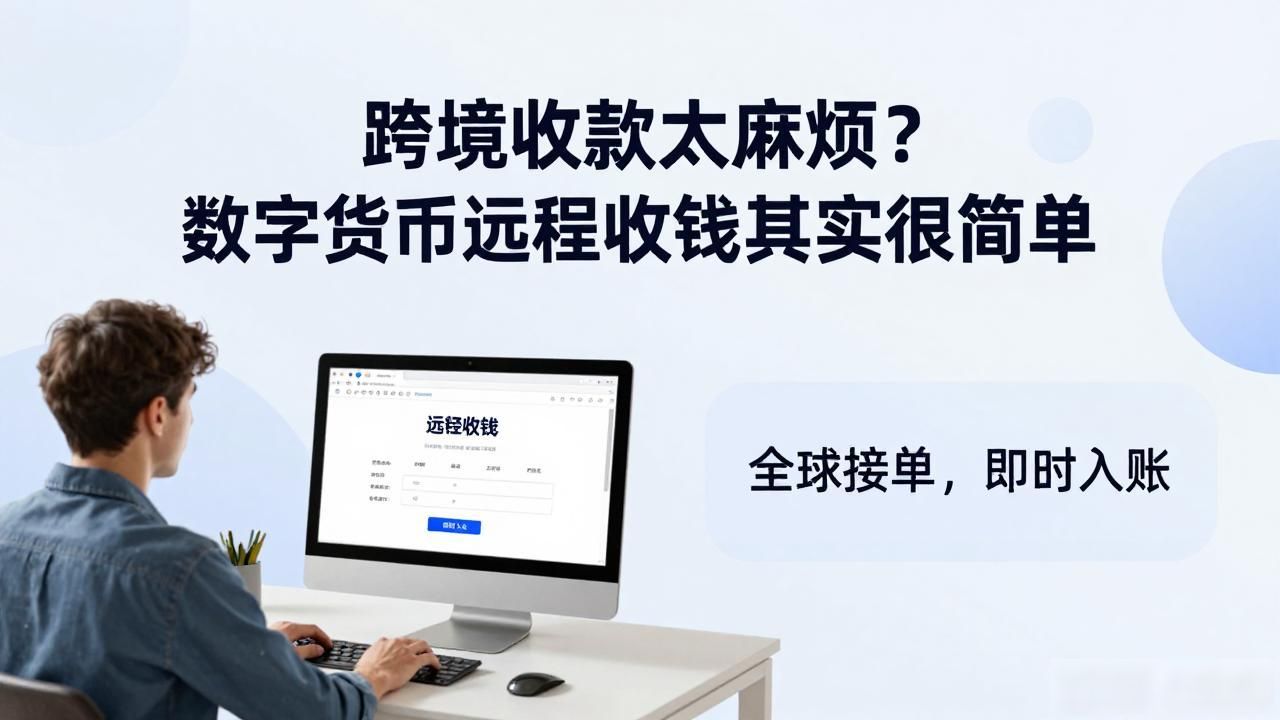 跨境电商数字货币远程收款_数字货币能远程收款吗_自由职业数字货币收款优势