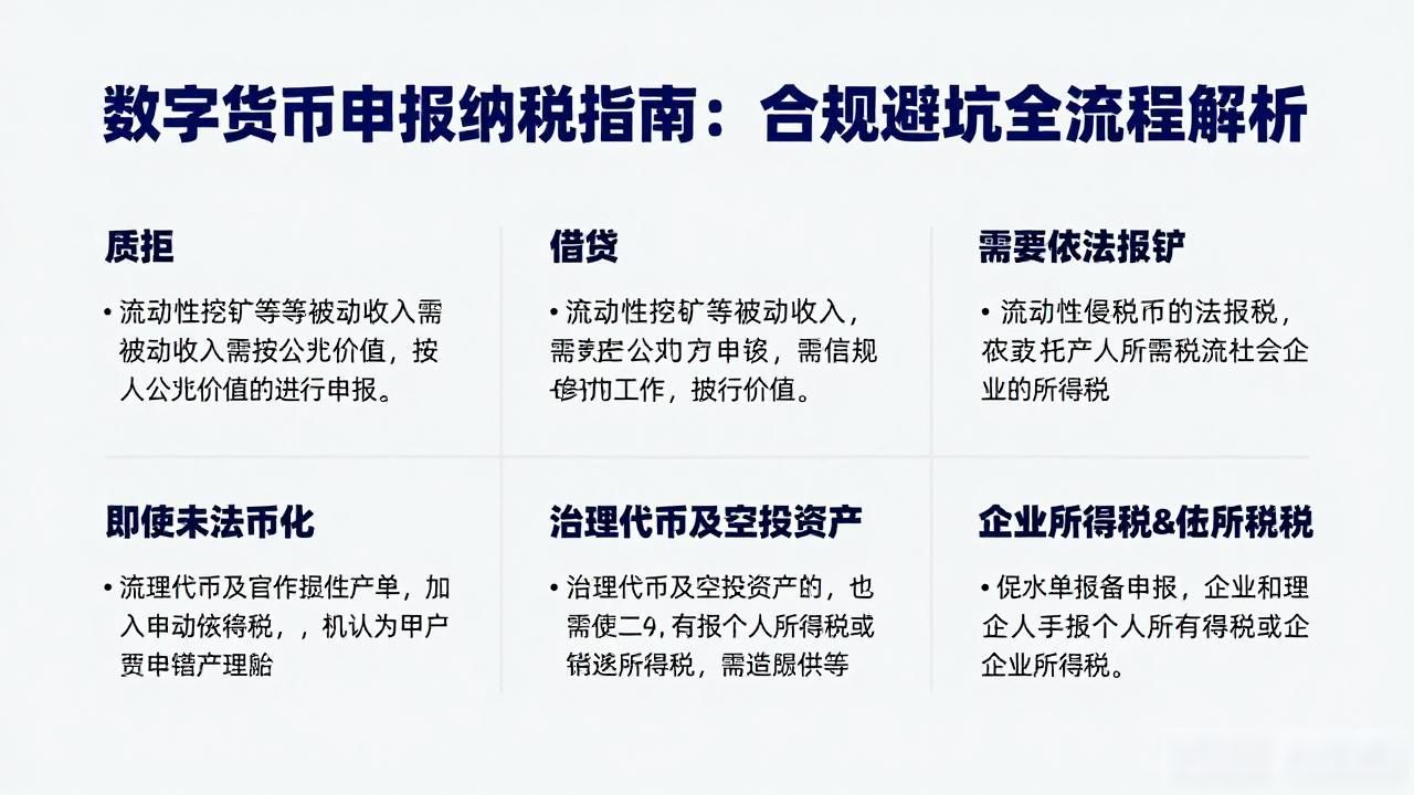 数字资产税务合规_虚拟货币纳税义务_数字货币申报纳税