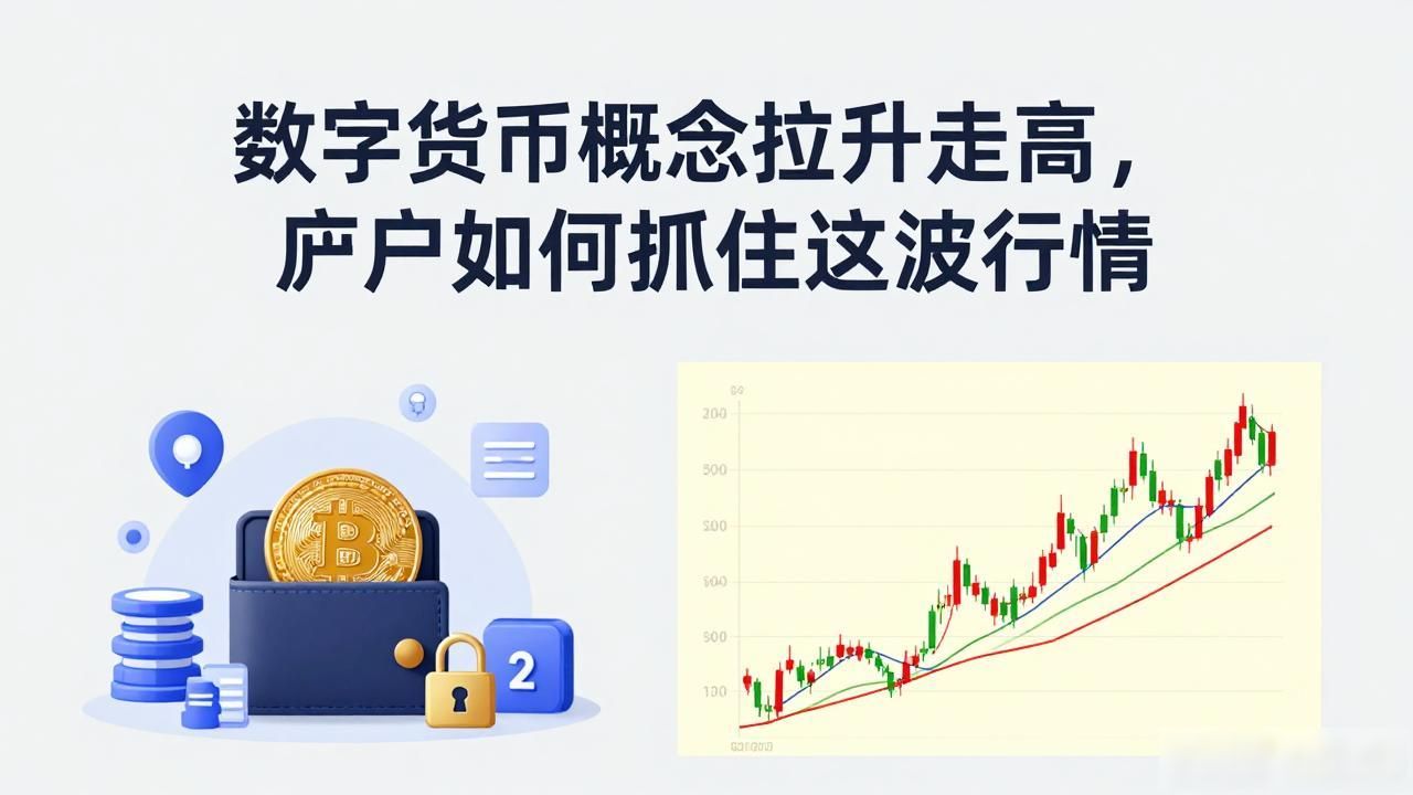 数字货币概念拉升走高，散户如何抓住这波行情