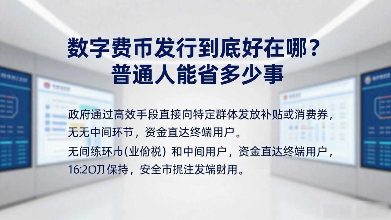 数字货币发行到底好在哪？普通人能省多少事