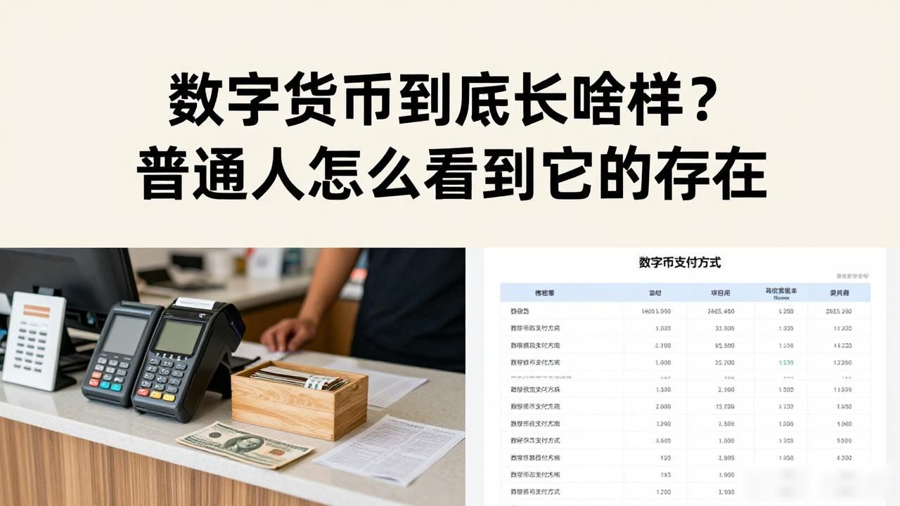 数字货币到底长啥样？普通人怎么看到它的存在