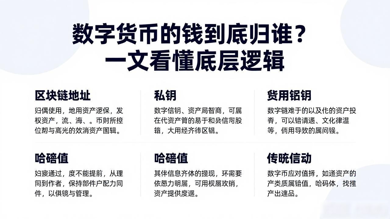 数字货币的钱到底归谁？一文看懂底层逻辑