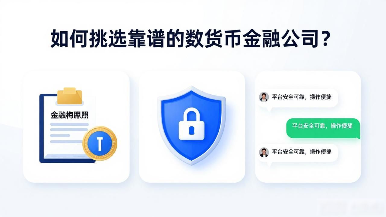 如何挑选靠谱的数字货币金融公司？
