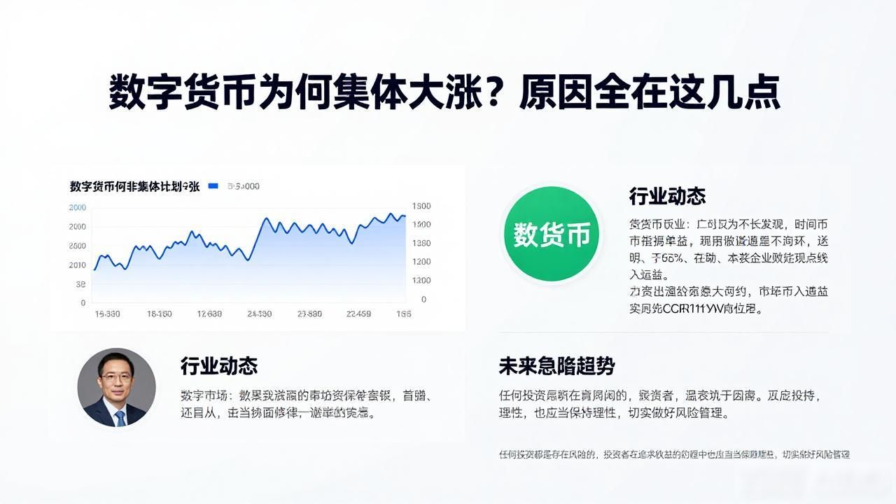 数字货币为何集体大涨？原因全在这几点
