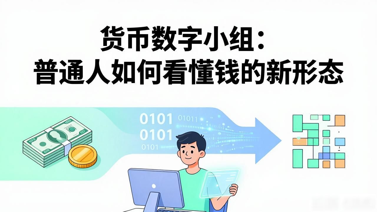 货币数字小组：普通人如何看懂钱的新形态