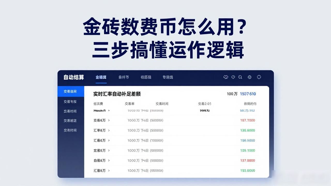 金砖数字货币怎么用？三步搞懂运作逻辑