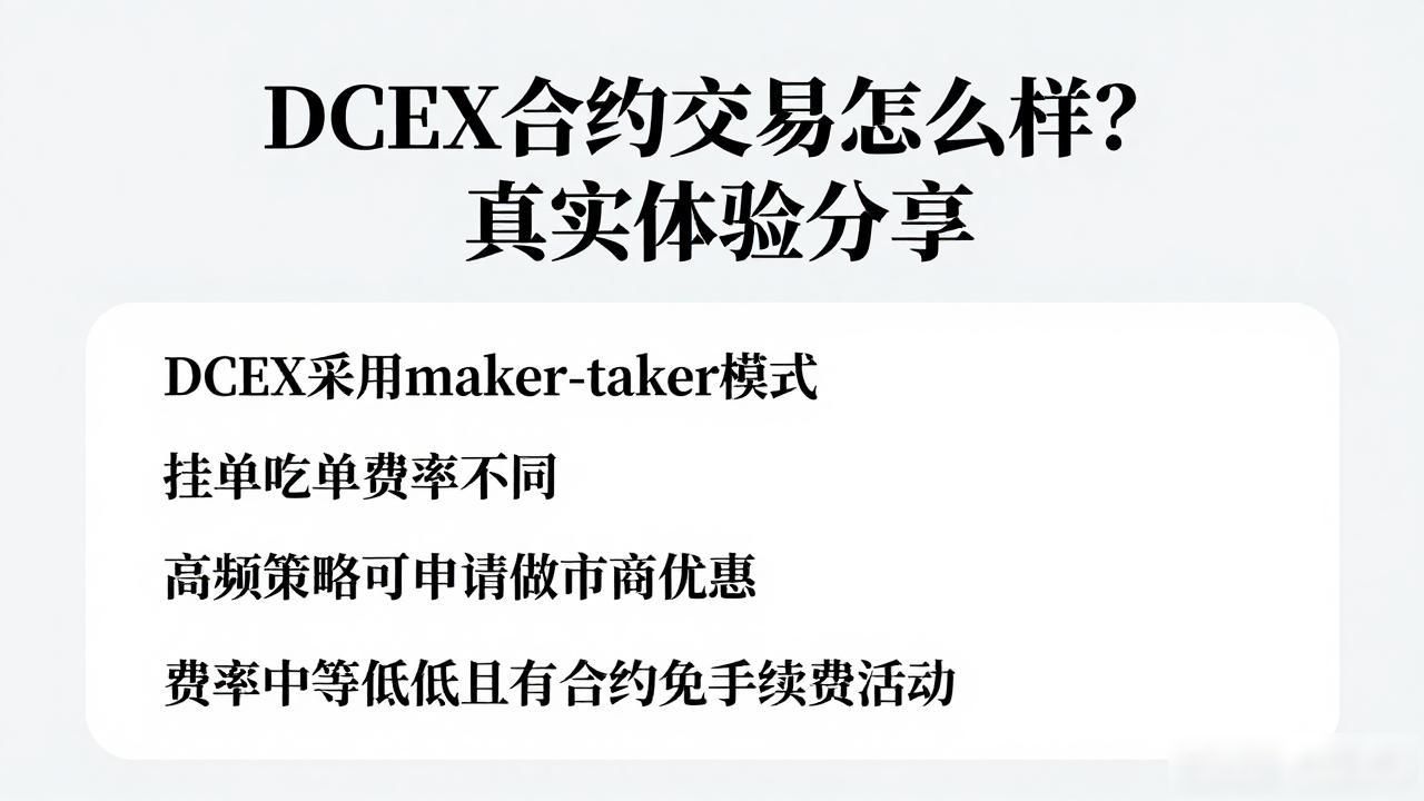 DCEX合约交易怎么样？真实体验分享