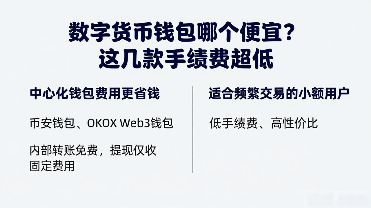 数字货币钱包哪个便宜？这几款手续费超低
