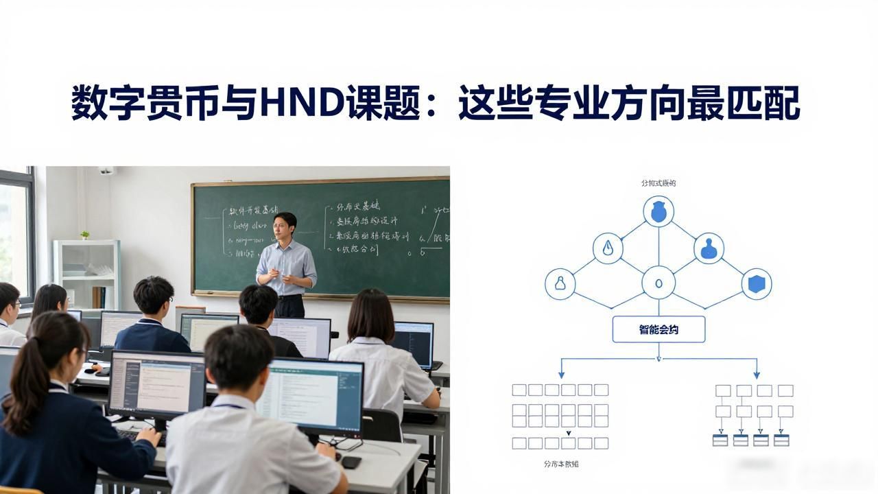 数字货币与HND课题：这些专业方向最匹配