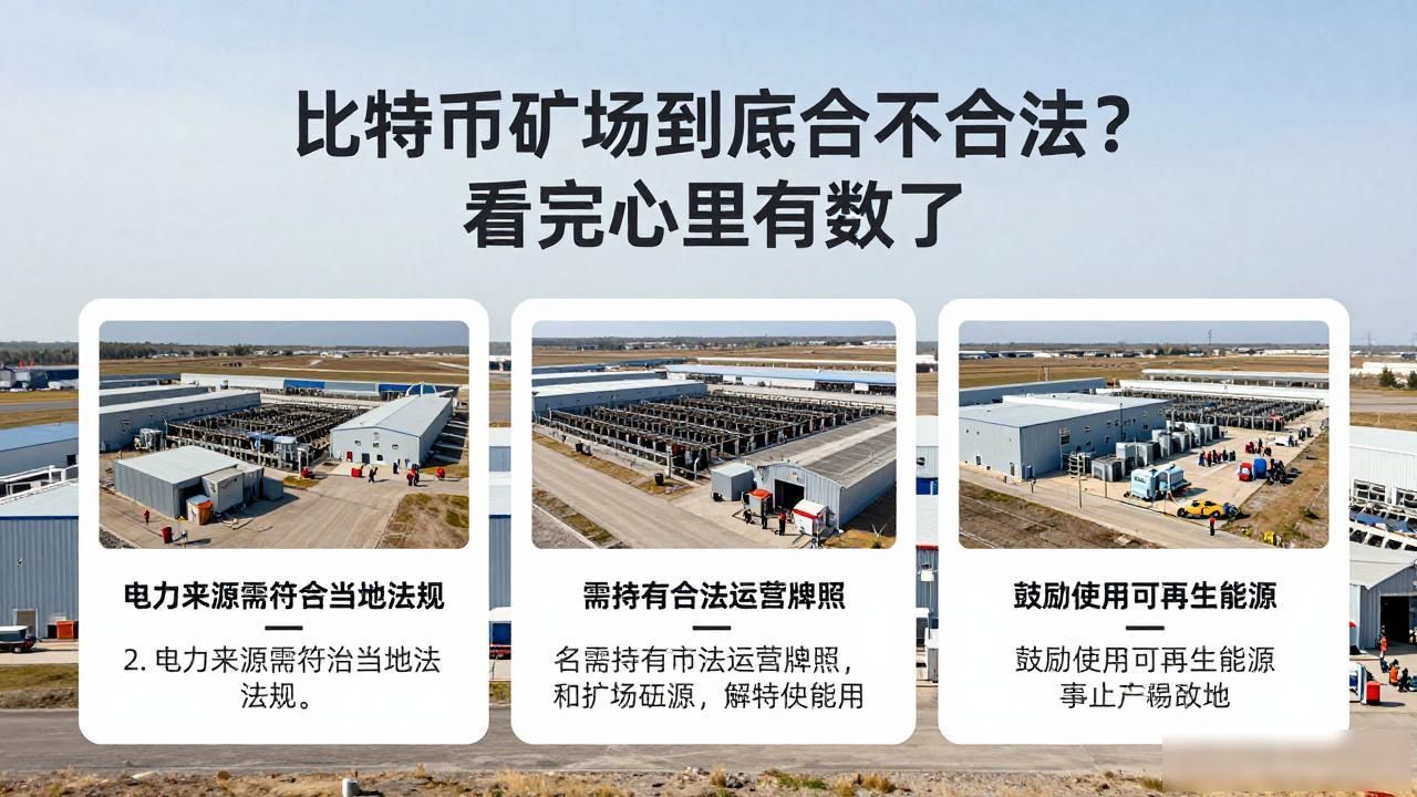 比特币矿场到底合不合法？看完心里有数了