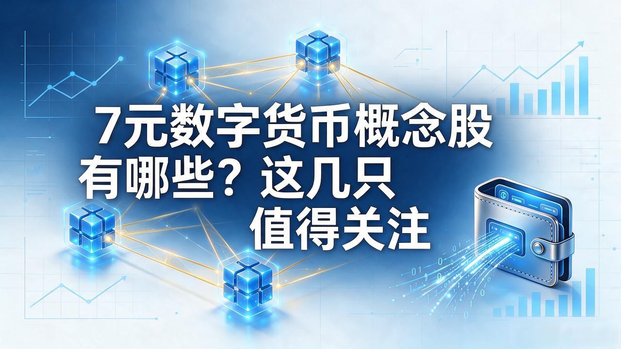 7元数字货币概念股有哪些？这几只值得关注